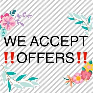 Please send offers we accept them.!!